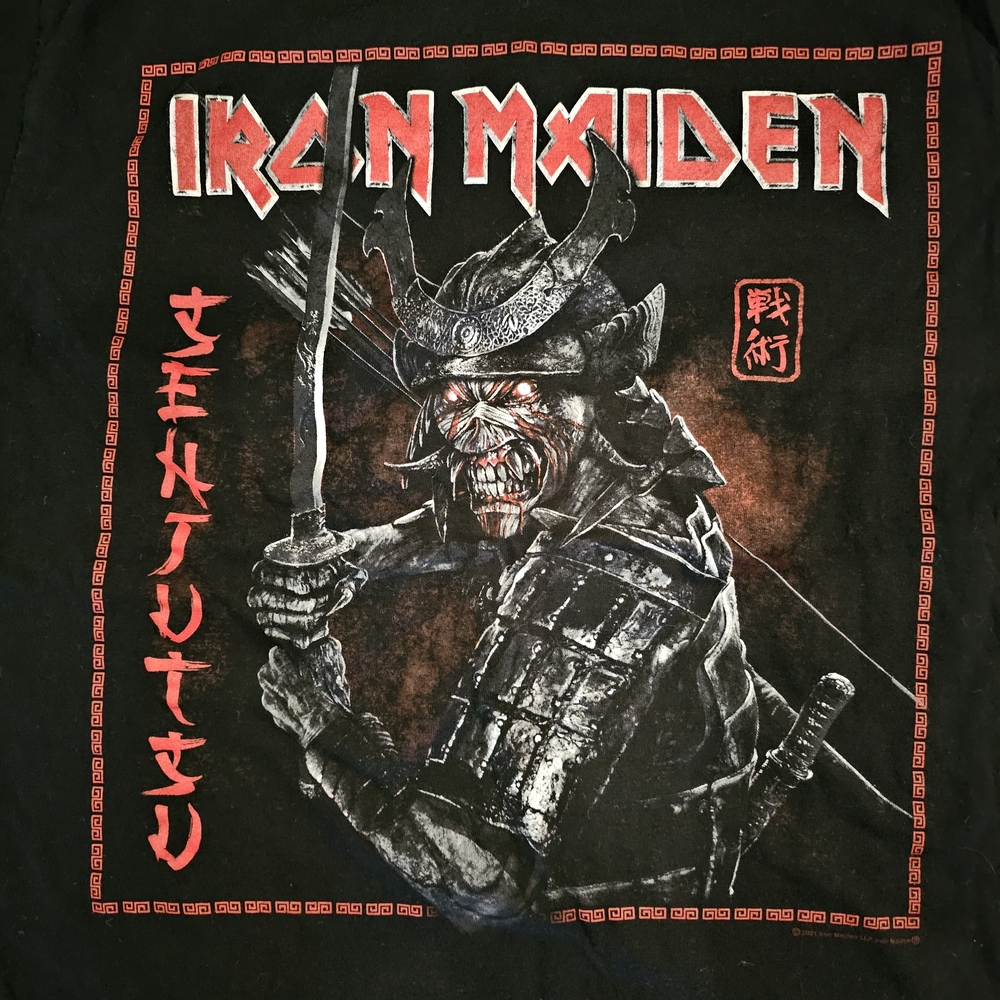 Iron Maiden SENJUTSU USA ONLY PROMO SHIRT 2021 Wotw Stratego Men's Size M - Picture 3 of 5